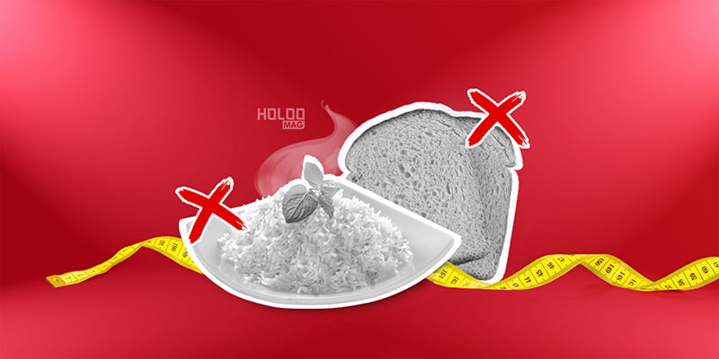 لیست غذاهای رژیمی بدون نان و برنج | هلومگ | صفحه اصلی