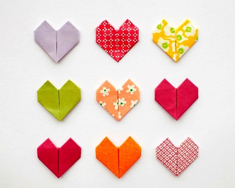 آموزش اوریگامی قلب